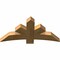 Ekena Millwork Alberta Rough Sawn Timber Gable Bracket, Western Red Cedar, 48"W x 24"H x 4"D x 6"F, 12/12 Pitch GBW048X24X0406ALB00RWR - alternate 4